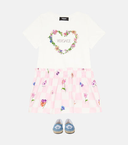 Logo cotton dress