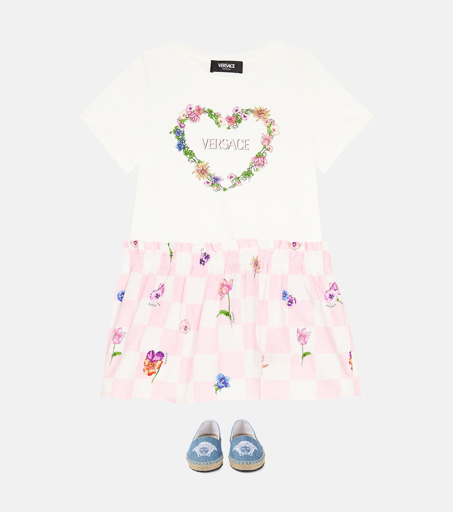 Logo cotton dress