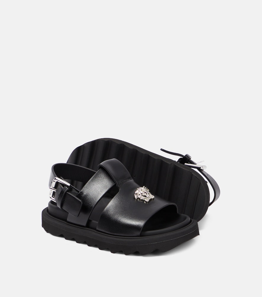La Medusa leather sandals