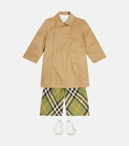 Burberry Check cotton pants