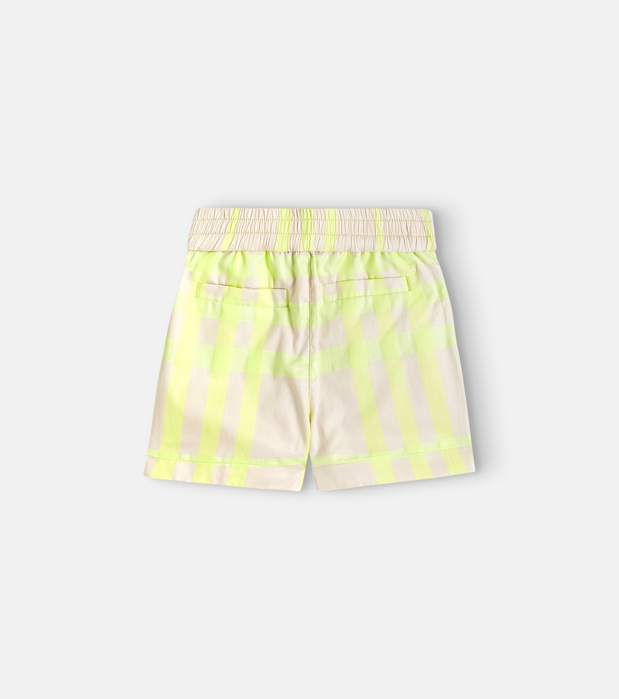 Baby Burberry Check cotton-blend shorts