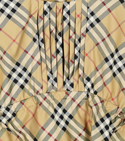 Burberry Check cotton-blend top