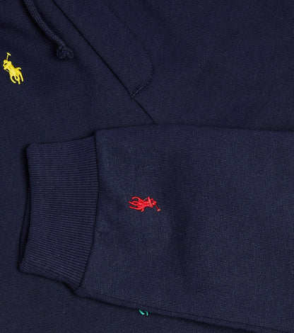 Embroidered cotton-blend sweatpants