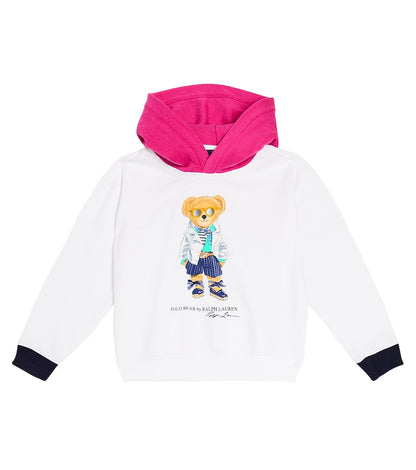 Polo Bear cotton-blend fleece hoodie