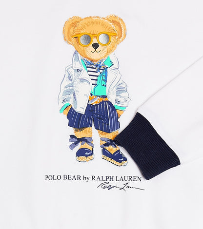 Polo Bear cotton-blend fleece hoodie