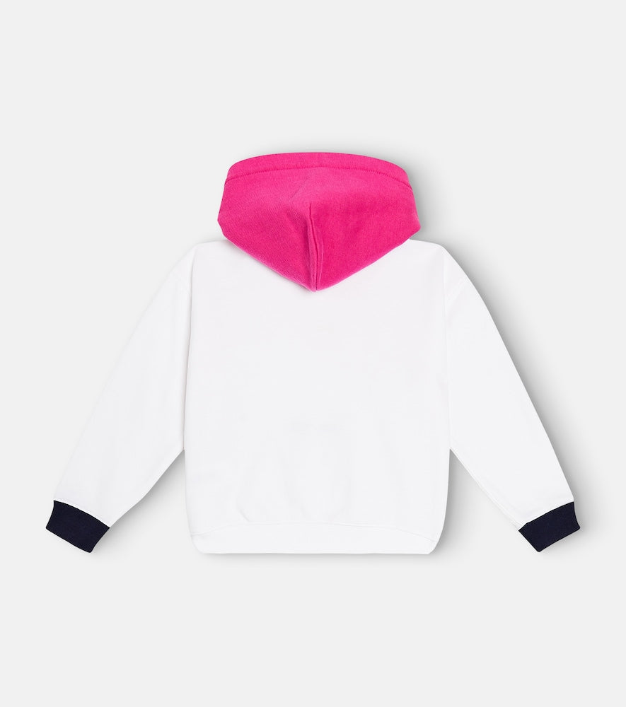 Polo Bear cotton-blend fleece hoodie
