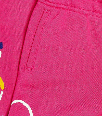 Logo embroidered cotton-blend sweatpants