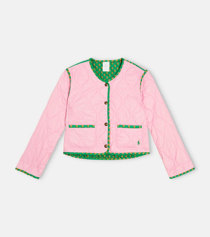 Reversible quilted cotton jacket