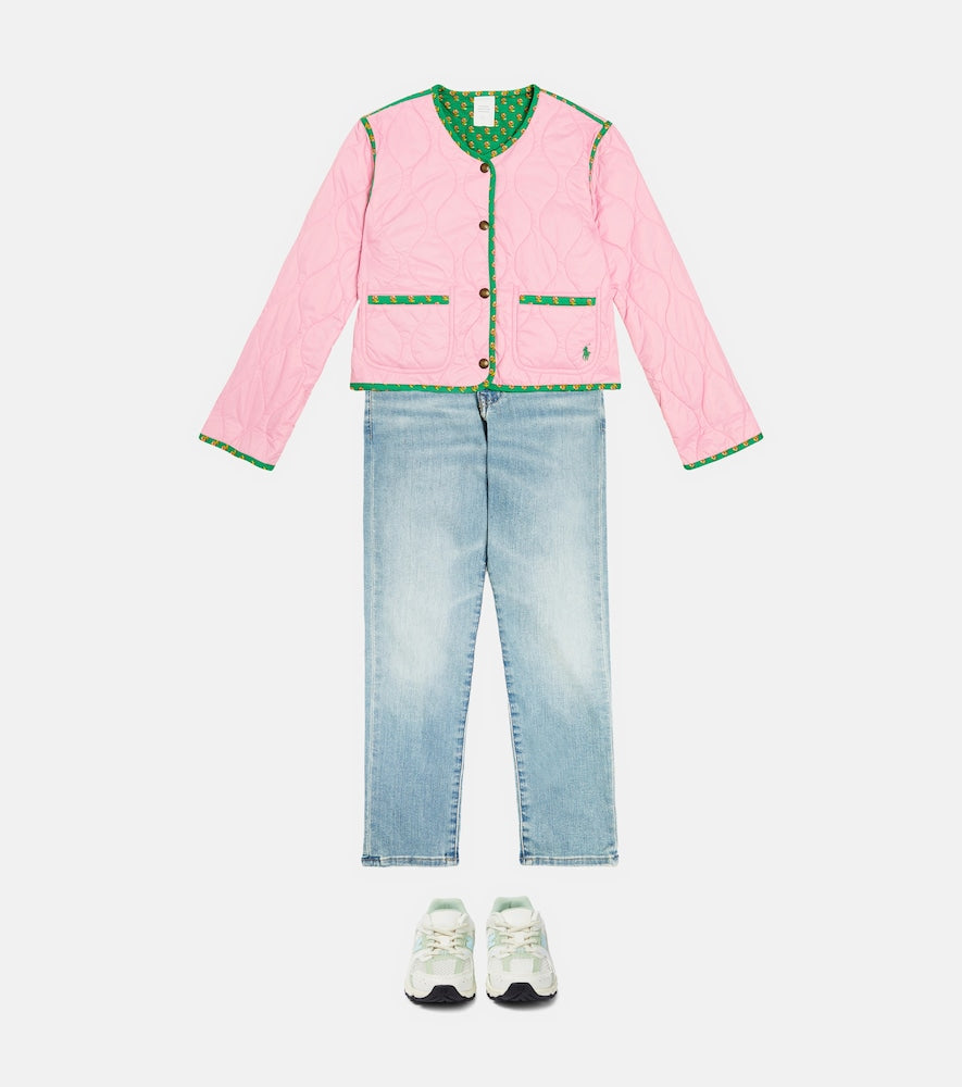 Reversible quilted cotton jacket