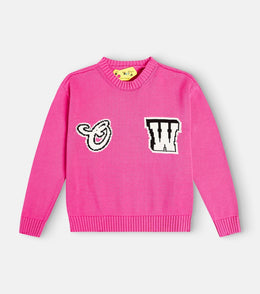 Logo wool sweater