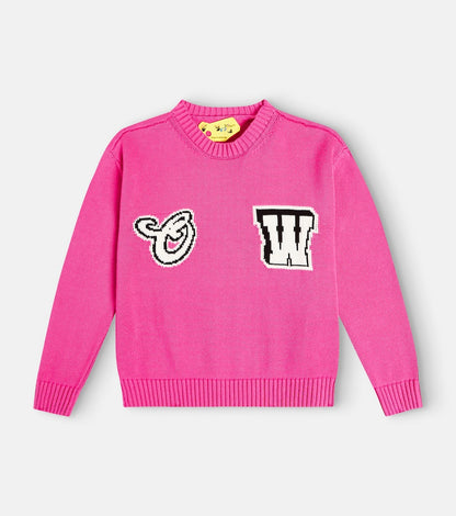 Logo wool sweater