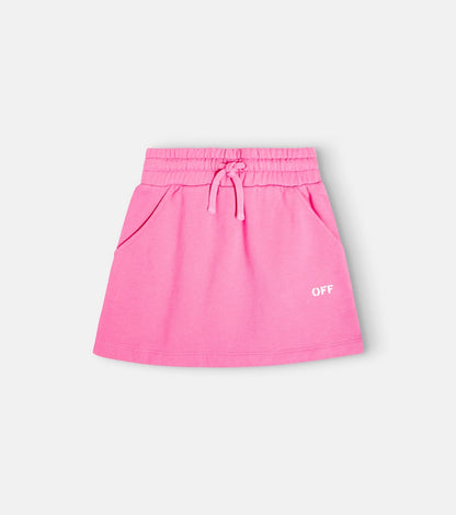 Cotton jersey skirt