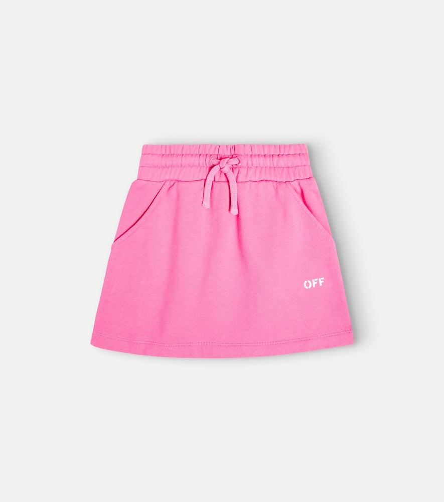 Cotton jersey skirt