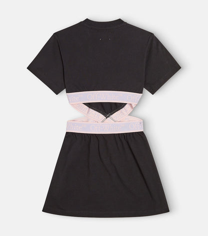 Bookish cotton jersey dress