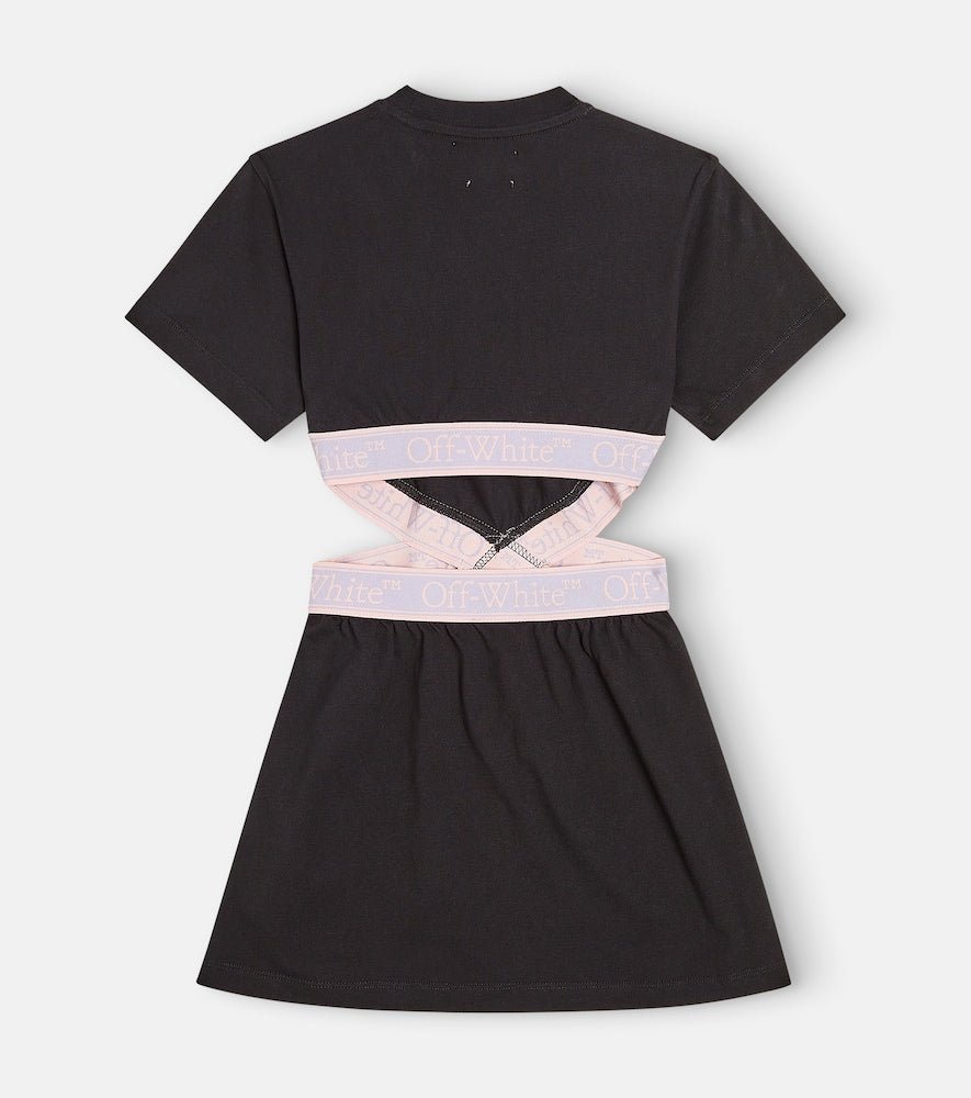 Bookish cotton jersey dress