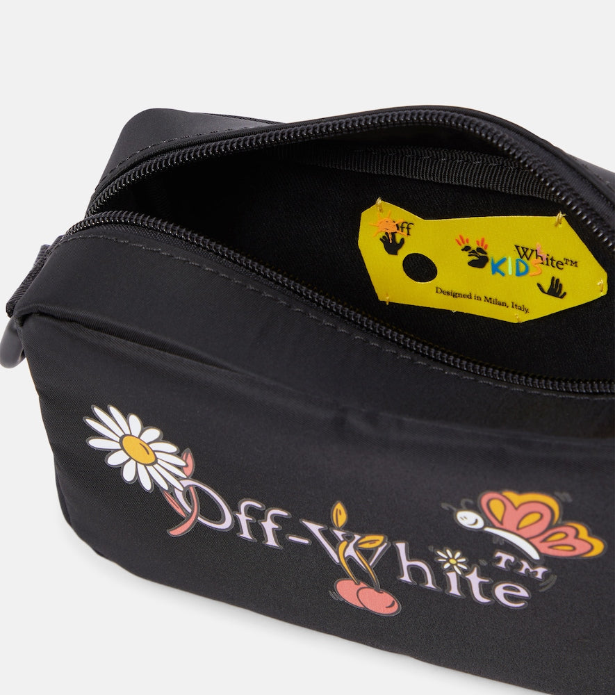 Logo printed crossbody bag