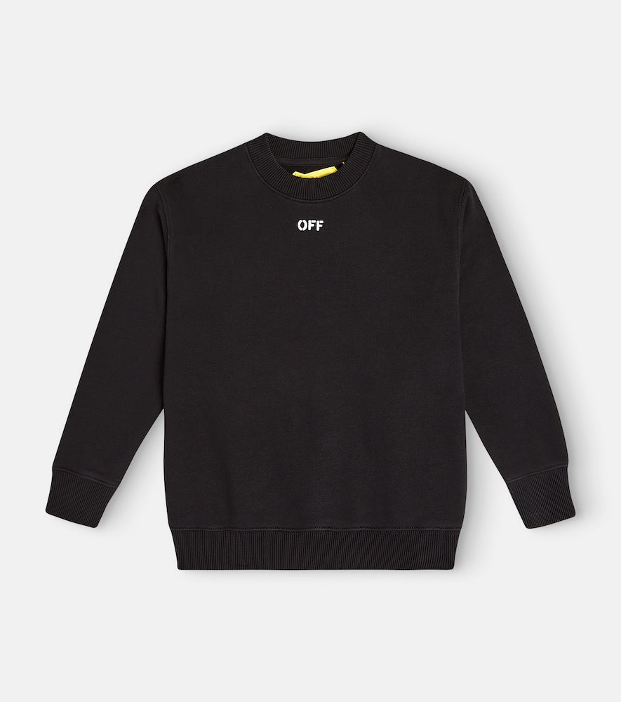 Off Stamp cotton jersey sweatshirt