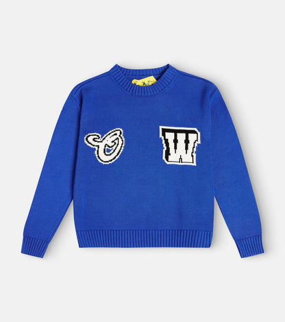 Logo cotton sweater