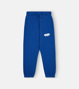 Logo printed cotton jersey sweatpants
