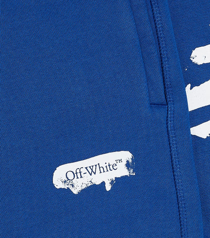 Logo printed cotton jersey sweatpants