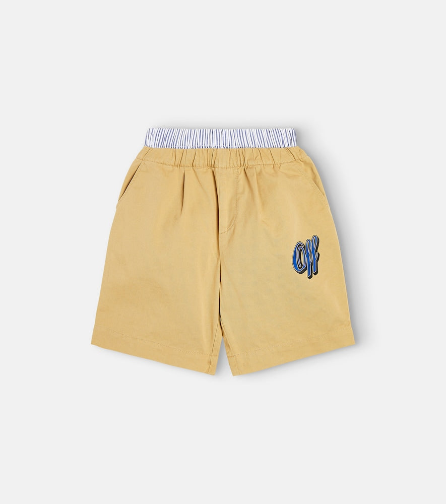 Baseball Logo cotton shorts