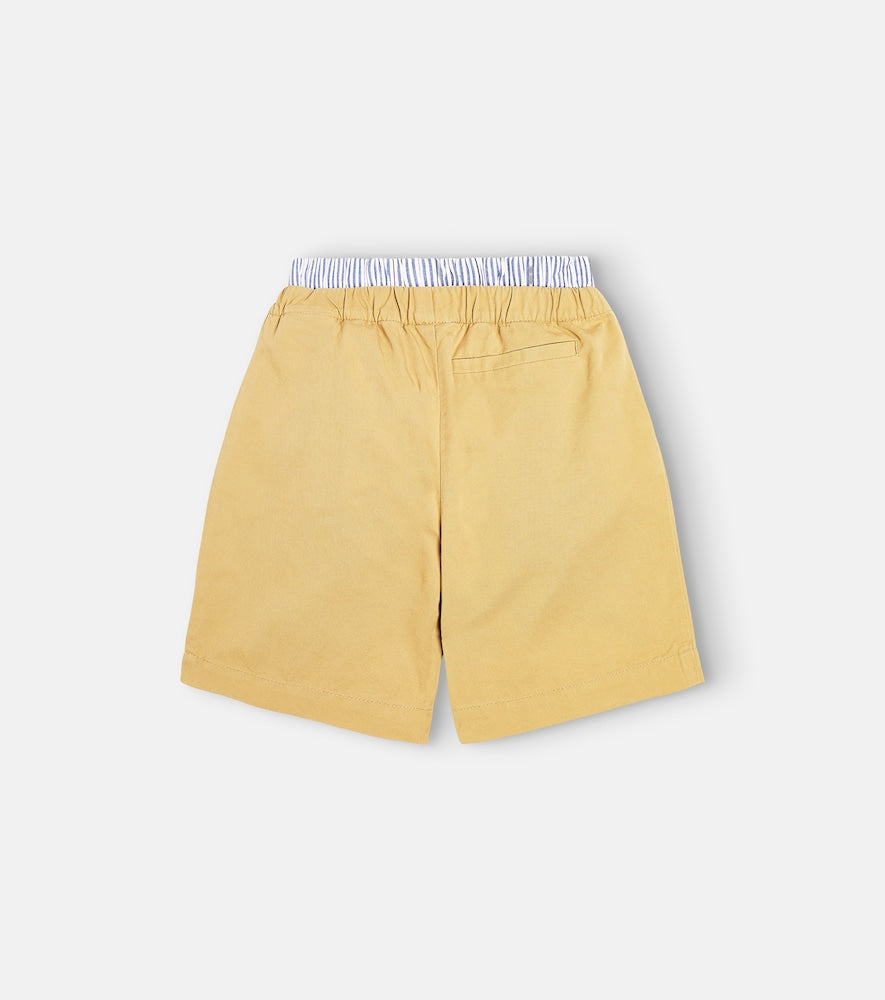 Baseball Logo cotton shorts