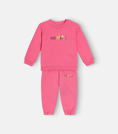 Baby Funny Flowers sweatshirt and sweatpants set