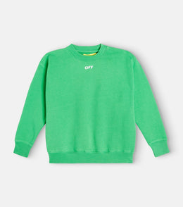 Logo printed cotton sweatshirt