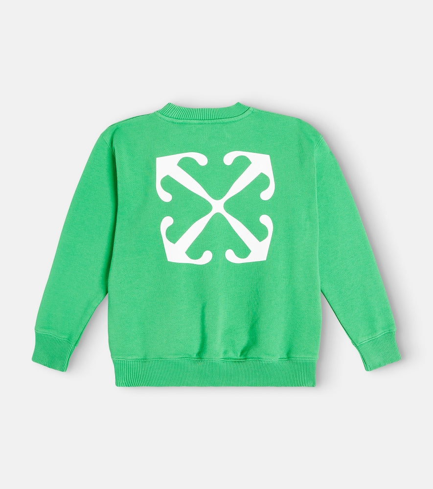 Logo printed cotton sweatshirt