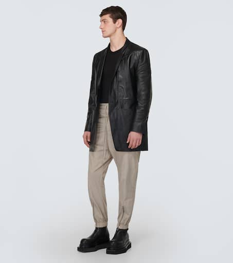 Cotton poplin pants