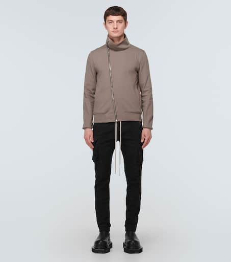 Bauhaus cotton zip-up jacket