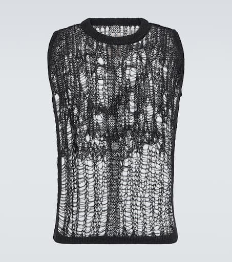 Mohair blend top