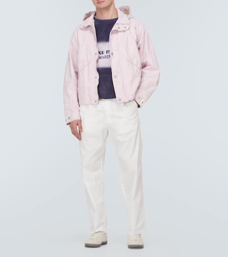 Marina cotton straight pants