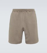 Cotton fleece shorts