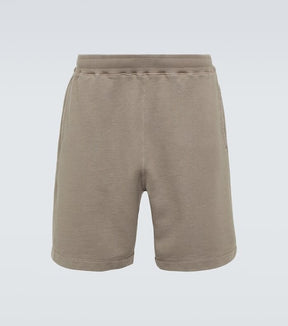 Cotton fleece shorts