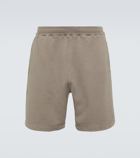 Cotton fleece shorts