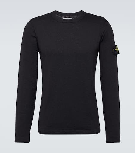 Compass cotton-blend sweater
