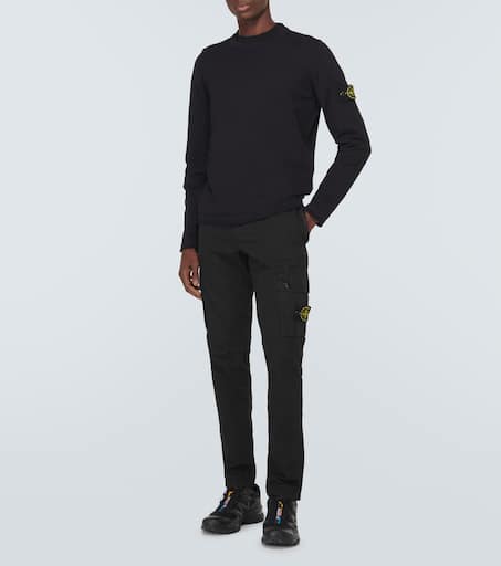 Compass cotton-blend sweater