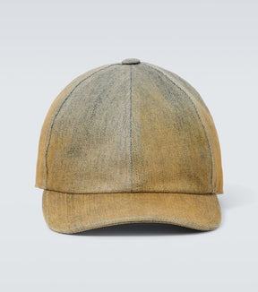 Denim baseball cap
