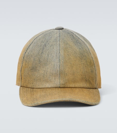 Denim baseball cap