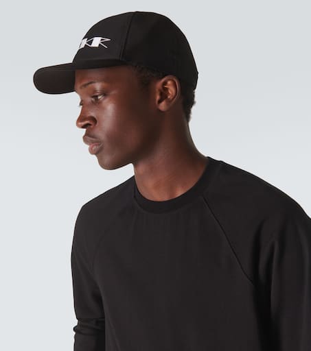 Logo cotton canvas baseball cap