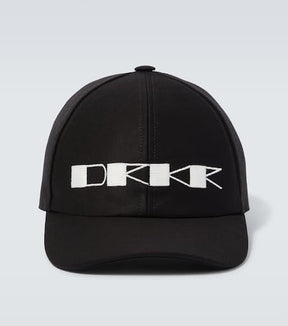 Logo cotton canvas baseball cap