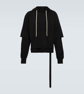 Hustler cotton jersey hoodie