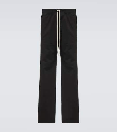 Pusher cotton canvas straight pants