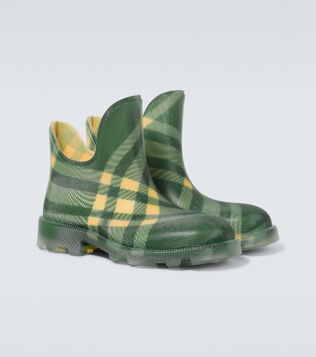 Burberry Check rain boots