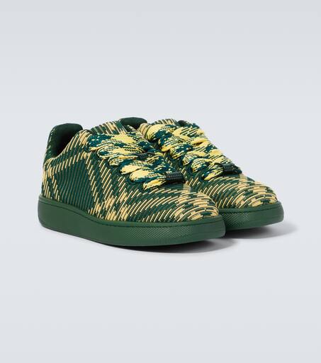 Burberry check sneakers