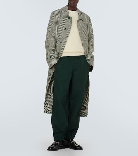 Technical wide-leg pants