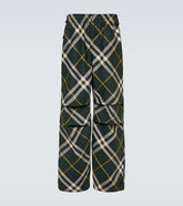 Burberry Check wide-leg pants