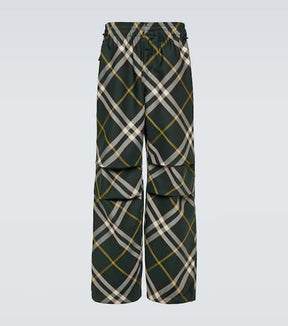 Burberry Check wide-leg pants
