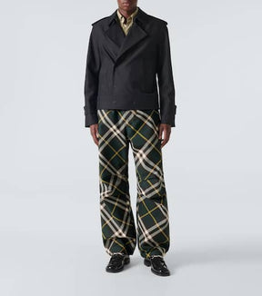 Burberry Check wide-leg pants
